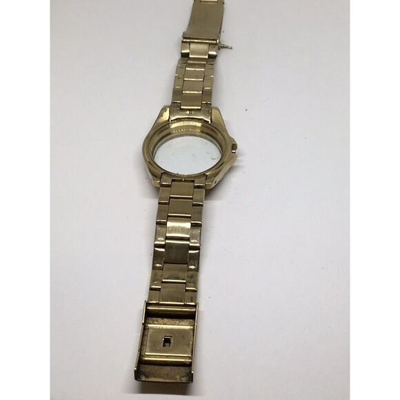 Authentic Fossil Watch Parts Links Case Band 18mm Stainless Steel Gold A677 - Picture 7 of 10